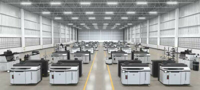 HP Jet Fusion 5200 3D-Drucker in Aktion