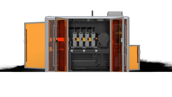 Inkbit 3D-Drucker mit Vision-Controlled Jetting (VCJ) Technologie 3D-Drucker von Inkbit, der Vision-Controlled Jetting nutzt.