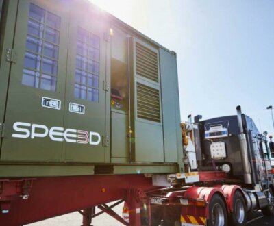 WarpSPEE3D-3D-Drucker auf LKW für Einsatz mit JGSDF