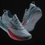Brooks Running setzt beim Exhilarate-BlueLine Laufschuh auf 3D-gedruckte Mittelsohle