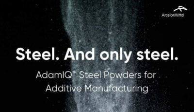 ArcelorMittal Stahlpulver für Additive Fertigung - Innovatives Material für den 3D-Druck ArcelorMittal Stahlpulver, hergestellt in Avilés, Spanien, für additive Fertigungstechnologien und industrielle Anwendungen
