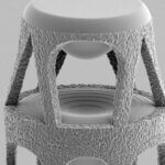 Endoskoplinse gefertigt mit Nanoscribe Two-Photon Grayscale Lithography 2GL Technologie