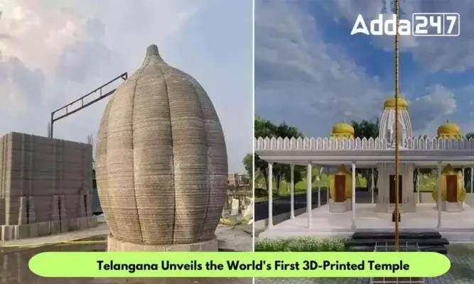 3D-gedruckter Tempel in Telangana - Eine Fusion aus traditioneller Architektur und moderner 3D-Drucktechnik Innovativer 3D-gedruckter Tempel in Telangana, erbaut von Apsuja Infratech und Simpliforge Creations, verbindet kulturelles Erbe mit neuester Technologie