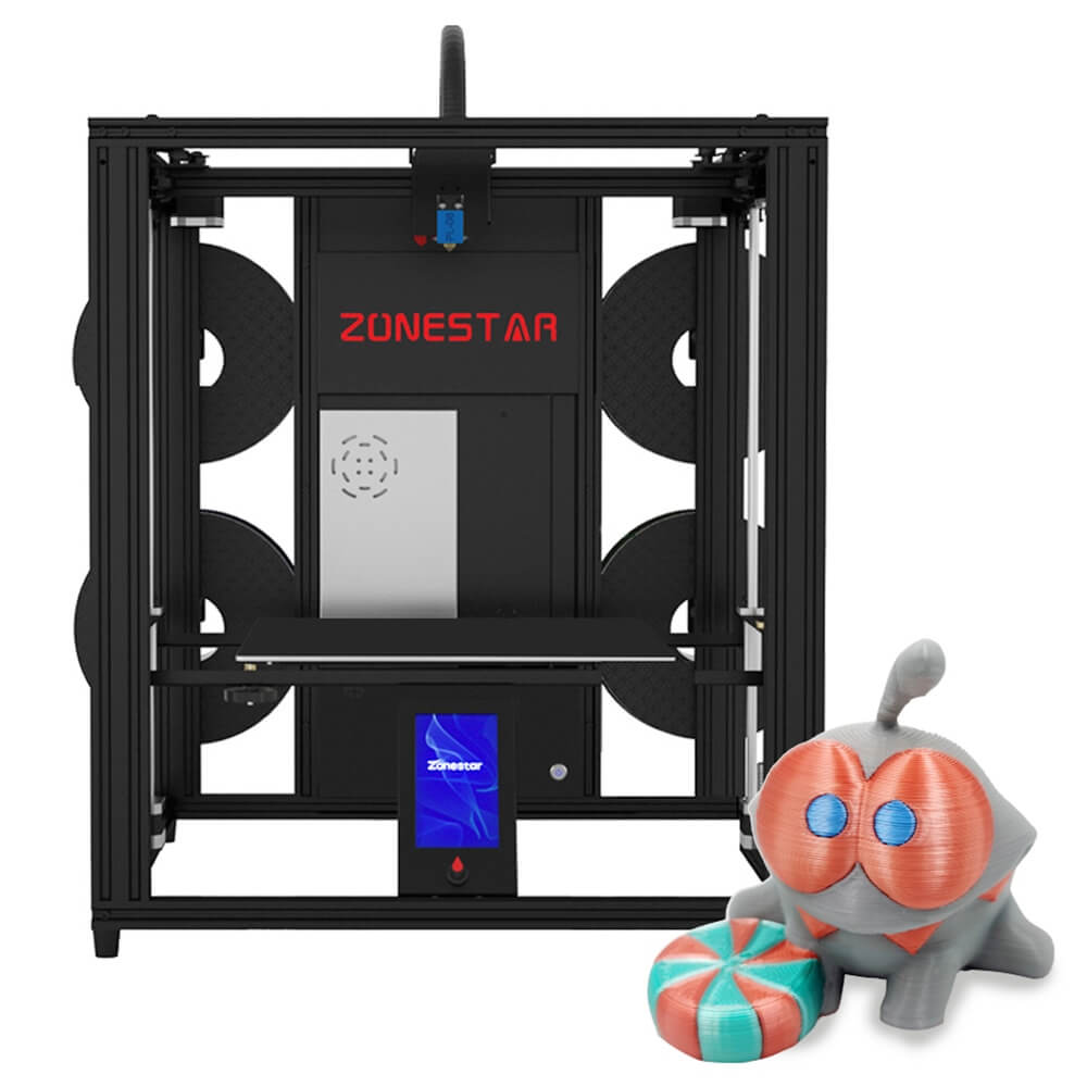 Zonestar Z9V5MK6: Alle Infos zum Mehrfarb-3D-Drucker für unter 500 Euro!