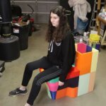 Farbenfrohe selbstgemachte Toilette aus dem 3D-Drucker vorgestellt