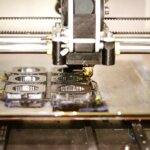 Industrieller 3D-Druck von Metallkomponenten im Einsatz