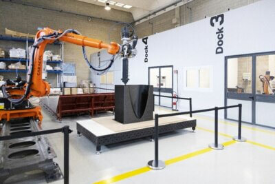 Caracol HERON AM Großformat-3D-Druck mit Airtech Dahltram-Harzen Großformatiger 3D-Drucker HERON AM von Caracol mit Airtech Dahltram-Harzen für erweiterte Produktionskapazitäten