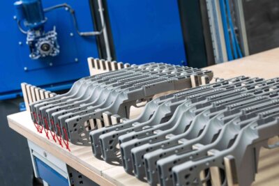 Additive Fertigung Biathlongewehrschäfte FKM Sintertechnik