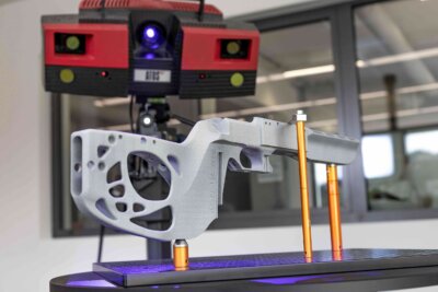 3D-Druck Gewehrschaft Qualitätskontrolle FKM Sintertechnik