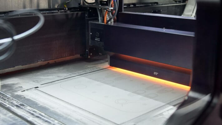 Additive Fertigungstechnologie bei Colibrium Additive 3D-Druckprozess bei Colibrium Additive mit fortschrittlicher Technik