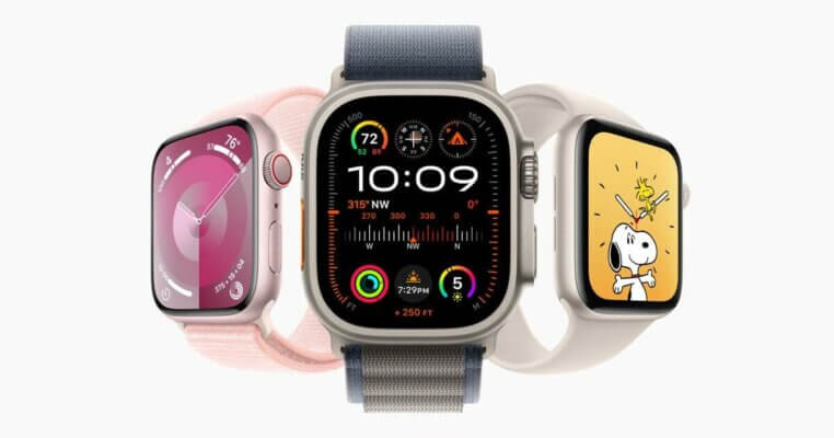 Apple Watch Serie 10 mit 3D-gedruckten Bauteilen in der digitalen Krone, Tasten und Gehäuse