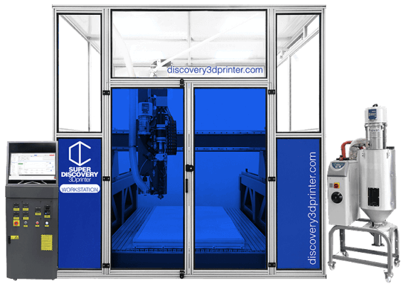 Großformatiger industrieller 3D-Drucker Super Discovery 3D Printer Workstation von Discovery 3D Printer