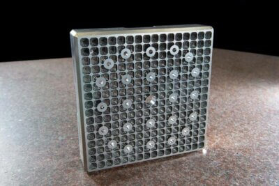 Westinghouse Bodendüse für Kernreaktoren, hergestellt mittels additiver Fertigung