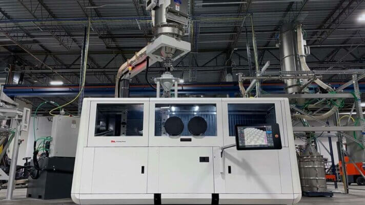 Desktop Metal P-50 industrieller 3D-Drucker in Produktionsumgebung