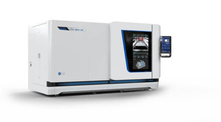 Metall-3D-Drucker IMPACT 4530 von IRPD mit Faserlasern und Multi-Touch-Panel