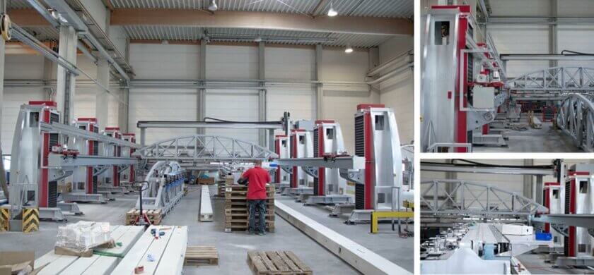 Montage des neuen, extrem großen 3D-Druckers VX9000 BFP für GE Wind Energy bei voxeljet AG Montage des neuen 3D-Druckers VX9000 BFP für GE Wind Energy bei voxeljet AG