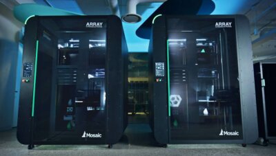 Zwei Mosaic Array 3D-Drucksysteme für automatisierte Fertigung in der Industrie