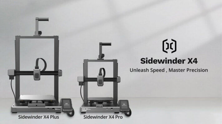 Artillery Sidewinder X4 Plus und X4 Pro
