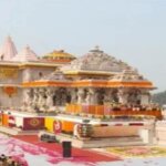 Tempel in Ayodhya, Indien, nahe dem Standort der geplanten 3D-gedruckten Kunstgalerie des Bundesstaates Uttar Pradesh.