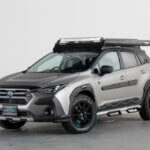 Subaru BOOST GEAR Konzeptauto mit abnehmbaren 3D-gedruckten Fahrzeugteilen, hergestellt mit HP Jet Fusion 3D-Druckern.