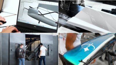 Nachhaltige Bootsproduktion: 3D-Druck für den Prototyp „Febe“ des PoliMi Sailing Teams. 3D-Druck und Designarbeiten am nachhaltigen Bootprototyp „Febe“ des PoliMi Sailing Teams, erstellt mit dem POWER WASP 45 HDP.