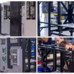 Mehrere Omega I60 3D-Drucker in der Produktionslinie des neuen Werkes von BCN3D, errichtet zur Expansion im Bereich leicht-industrieller Anwendungen.