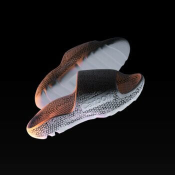 Innovative Gitterstrukturen mit Carbons EPU Pro-Plattform im 3D-Druck 3D-gedruckte Sandalen mit Gitterdesign, hergestellt mit Carbons EPU Pro-Plattform