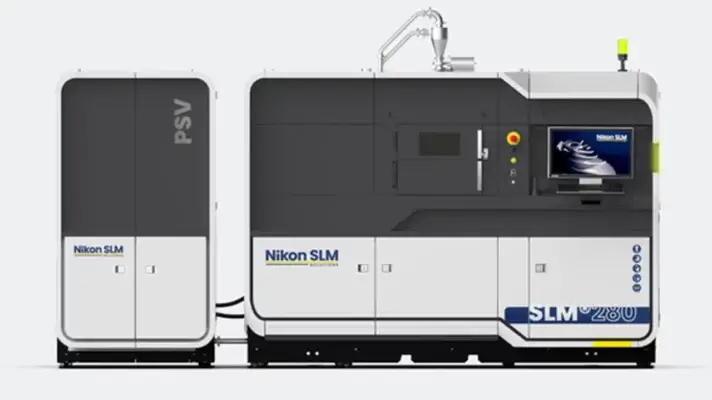 SLM280 3D-Drucker von Nikon SLM Solutions mit neuen Technologien vorgestellt Überarbeiteter SLM280 3D-Drucker von Nikon SLM Solutions mit Permanent-Filter-Modul und 700-Watt-Laser