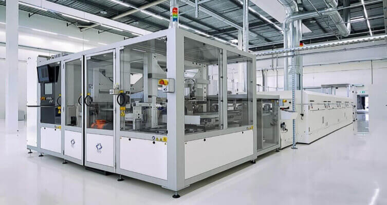 3D-Produktionssystem von Exentis zur Herstellung von Bauteilen für Brennstoffzellen in Großserie