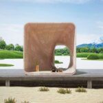 3D-gedrucktes Teehaus „The Warp“ aus recyceltem Holz in Dubai vorgestellt