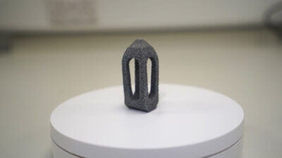 3D-gedruckter Wirbelsäulenfusionskäfig aus Tantalum von Croom Medical 3D-gedrucktes Tantalum-Implantat für die Wirbelsäulenfusion mit poröser Struktur von Croom Medical