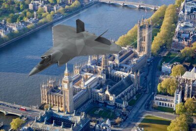 Konzeptbild des britischen Tempest-Kampfjets mit 3D-gedruckten Bauteilen aus recyceltem Titan ehemaliger Tornado-Kampfjets