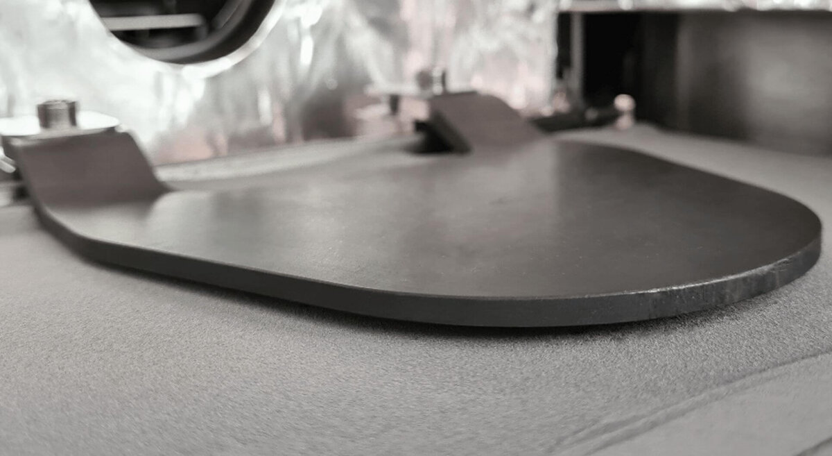 Nahaufnahme einer mit 3D-Druck gefertigten Metallkomponente von Freemelt für den Einsatz in der Verteidigungsindustrie