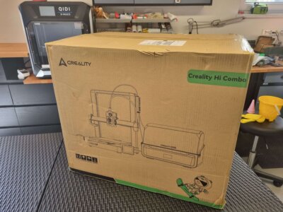 Originalverpackung Creality Hi Combo 3D-Drucker