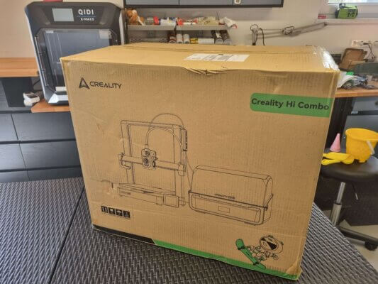 Originalverpackung Creality Hi Combo 3D-Drucker